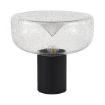 Фото 3 SL6014.424.01 Прикроватная лампа ST-Luce Черный/С пузырьками воздуха E27 1*40W РИПЛ