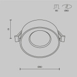 Фото 5 Встраиваемый светильник Technical DL046-01W
