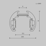 Фото 3 Шинопровод накладной/подвесной Technical TRXM034-R-412B