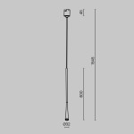 Фото 3 Трековый подвесной светильник Technical TR168-1-7W3K-M-B