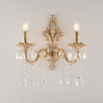 Фото 5 Бра с хрустальными подвесками AL7801B14/2/175 A GW Bohemia Ivele Crystal