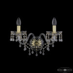 Фото 2 Бра хрустальные 1410B/2/195/XL G V0300 Bohemia Ivele Crystal