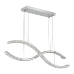 Фото 3 SL6206.103.50 Светильник подвесной ST-Luce Хром/Прозрачный LED 1*50W 3000K АЦЕНО