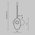 Фото 4 Подвесной светильник Maytoni MOD396PL-L10BL3K