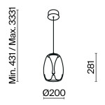Фото 3 Подвесной светильник Maytoni MOD282PL-L8G3K
