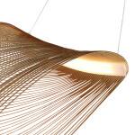 Фото 1 SL6900.503.24 Светильник подвесной ST-Luce Белый/Древесный LED 1*24W 4000K FOSSIL