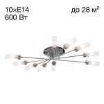 Фото 5 CL109101 Хеликс Хром Мат+Хром Св-к Люстра