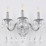 Фото 4 Бра с хрустальными подвесками AL7901B10/3/175 A NW Bohemia Ivele Crystal