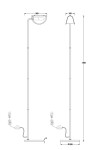 Фото 1 Напольный светильник (торшер) Freya FR5228FL-01C
