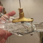 Фото 1 Подвесной светильник 12966-1P clear/gold