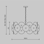 Фото 2 Подвесной светильник Maytoni MOD007PL-10G