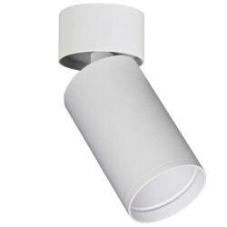 Фото ST171.502.01 Светильник потолочный Белый GU10 1*50W IP20 D52xH130 220V Без ламп Накладные светильники