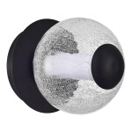 Фото 2 SL6120.401.01 Светильник настенный ST-Luce Черный/Прозрачное кракелированное стекло LED 1*8,5W 3000K ПИК