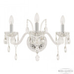 Фото 2 Бра хрустальные 105B/3/165 Ni Bohemia Ivele Crystal