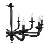 Фото 2 SL1114.403.10 Люстра подвесная ST-Luce Черный E14 10*40W ФОРТЕЗА