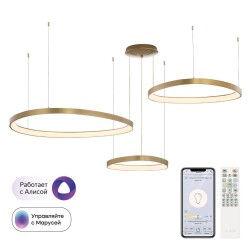 Фото CL756A092 GENKA Золото Смарт Люстра