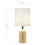 Фото 1 SL1194.414.01 Прикроватная лампа ST-Luce Черный/Бежевый E27 1*60W EARTHY