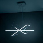 Фото 1 CL731AK110E Неон Белый Смарт RGB Св-к Люстра