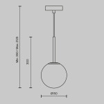 Фото 4 Подвесной светильник Maytoni MOD321PL-01B