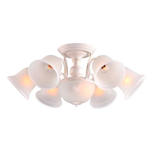 Фото Потолочная люстра Arte Lamp CAMPANULA A6306PL-8WG