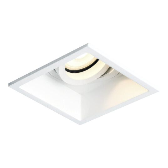 Фото ST261.518.01 Св-к встр. Белый GU10 1*50W IP20 L91,5xW91,5xH5,2 220V Без ламп Встраиваемые светильники