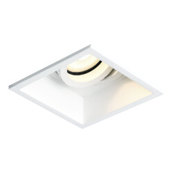 Фото ST261.518.01 Св-к встр. Белый GU10 1*50W IP20 L91,5xW91,5xH5,2 220V Без ламп Встраиваемые светильники