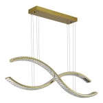 Фото 3 SL6206.303.50 Светильник подвесной ST-Luce Латунь/Прозрачный LED 1*50W 3000K АЦЕНО