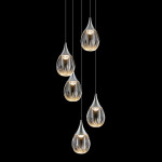 Фото 5 Подвесной светильник MD24001004-5A chrome/clear