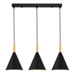 Фото 3 SLE1255-403-03 Светильник подвесной Черный/Черный E27 3*40W ARKET