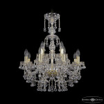 Фото 3 Люстра хрустальная 1409/8+4/195/XL-68 G