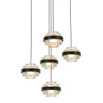 Фото 3 Подвесной светильник MD22030002-5A black/clear