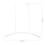 Фото 1 SL6232.513.01 Светильник подвесной ST-Luce Белый/Белый LED 1*20W 4000K ХАРМОНИ