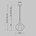 Фото 5 Подвесной светильник Maytoni MOD271PL-01W3
