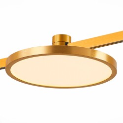 Фото ST818.246.12 Магнитный трековый светильник FARM Золотистый LED 1*10W 4000K 520Lm Ra80 120 IP20 D168x FARM