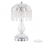Фото Настольная лампа хрустальная 14781L1/22 Ni Drops Bohemia Ivele Crystal (Богемия Ивеле Кристалл)