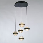 Фото 2 Подвесной светильник MD22030002-5A black/clear