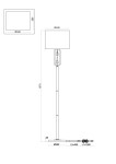 Фото 5 Напольный светильник (торшер) Freya FR1007FL-01BS