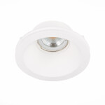 Фото 3 ST254.308.01 Св-к встр. из гипса Белый GU10 1*50W  IP20 D120xH50 180-240V Без ламп Встраиваемые светильники