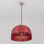 Фото 5 CL407133 Базель Красный Св-к Люстра
