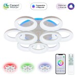 Фото 1 CL225A190E Паркер Белый Смарт RGB Св-к Люстра