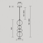 Фото 3 Подвесной светильник Maytoni MOD307PL-L36BS3K