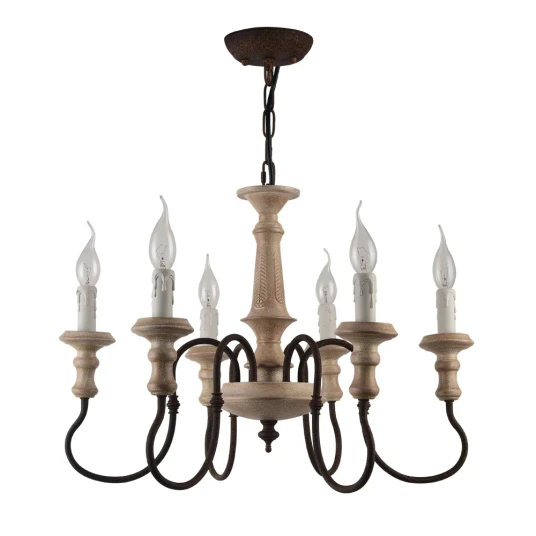 Фото Подвесная люстра Arte Lamp WOODSTOCK A1700LM-6BR