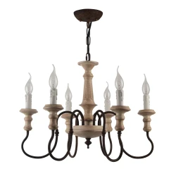 Фото Подвесная люстра Arte Lamp WOODSTOCK A1700LM-6BR
