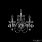 Фото 2 Бра хрустальные 1402B/2+1/160/XL Ni Bohemia Ivele Crystal