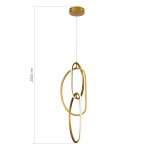 Фото 1 SL6505.213.42 Подвес ST-Luce Золотистый/Золотистый LED 1*42W 4000K ABRA