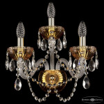 Фото 3 Бра 5402B/2+1/165 G Amber/M-1G Bohemia Ivele Crystal