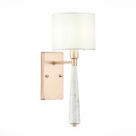 Фото 2 SL1163.201.01 Светильник настенный ST-Luce Матовое золото/Белый E14 1*40W VELLINO