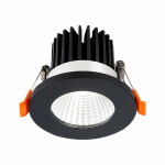 Фото 4 ST704.448.10 Св-к встр. Черный LED 1*10W 4000K 900Lm Ra>90 38° IP20 D80xH60 170-240V Встраиваемые светильники