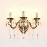 Фото 1 Бра с хрустальными подвесками AL7901B10/3/175 A GB Bohemia Ivele Crystal