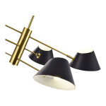 Фото 1 SLE1253-343-06 Светильник подвесной Латунь/Черный, Белый E14 6*60W NORBI